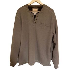 Cloudveil long sleeve thick men’s lined Sherpa pockets XXL gray